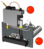 Газогорелочное устройство "Вега-1", панель "Кебер" (31.5 кВт), комплектация: "TGV" 310 + Аналог (270 мм) левый подвод газа