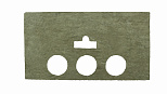Термоизоляция ГГУ, панель "Агук" (300х160 мм, 24-32 кВт, 3 атмосферные горелки, базальтовый картон)