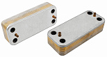Теплообменник вторичный пластинчатый "Zilmet" (17B1901600) "Ariston", "Beretta", "Biasi", "Buderus", "Elexia", "Fondital", "Viessmann"