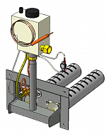 Газогорелочное устройство "Вега-1", панель "Стандарт" (12 кВт), комплектация: "Sit" 630 + "Polidoro" (252 мм)